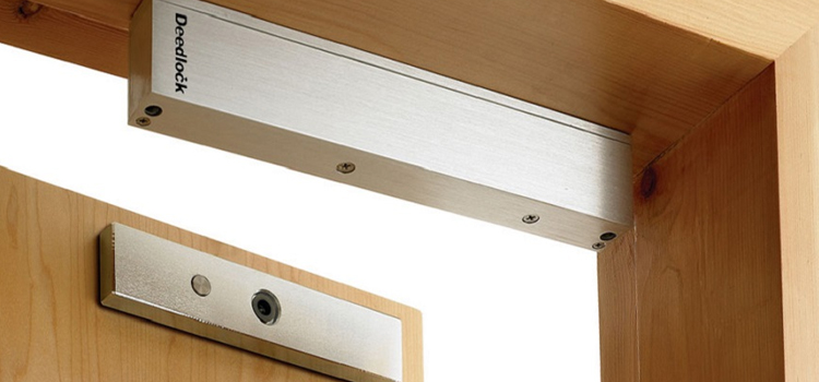 Magnetic lock installation Lamont